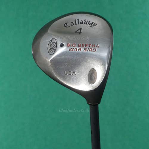 Callaway Big Bertha Warbird Fairway 4 Wood Factory RCH 90 Graphite Regular