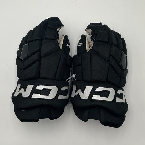 (Used) Black Charlotte Checkers CCM 14" HGTKPP Gloves