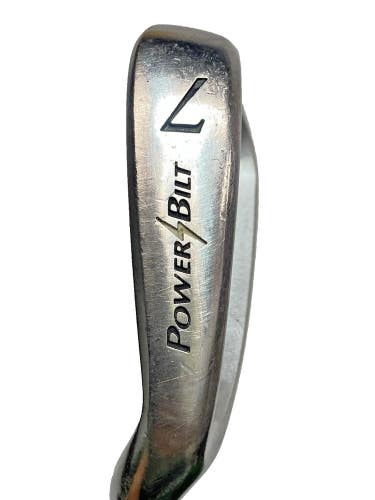 PowerBilt Grand Slam Oversize 7 Iron LH Men's Regular Flex Steel 36.5" Good Grip