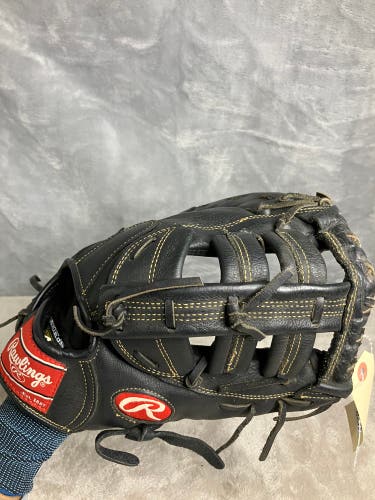 Black Rawlings Renegade RH First Base Baseball Glove 12.5" (Used)