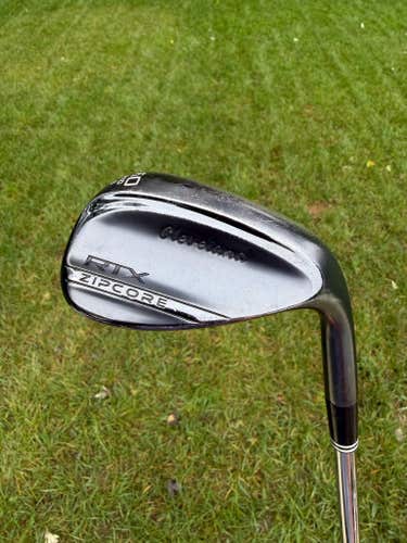 Cleveland RTX ZipCore Black Satin Lob Wedge 60 / 10 Spinner Wedge Flex 35"