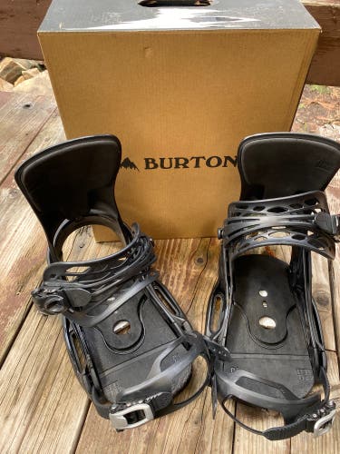 Burton Cartel X EST Snowboard Bindings All Mountain medium/ large gently used