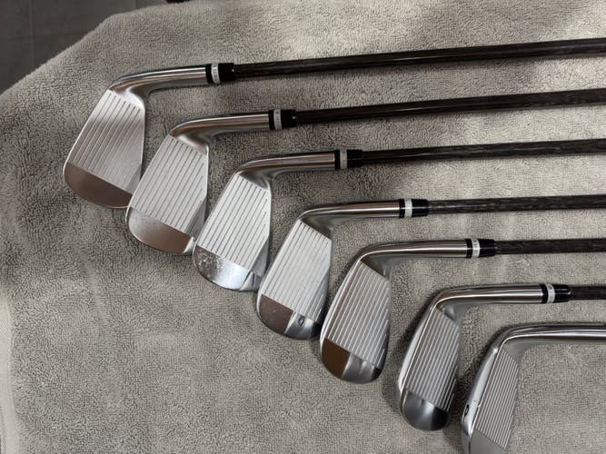 Men's Miura Miura TB-901 Iron set Left Hand Iron Set Stiff Flex Graphite Shaft (Used)