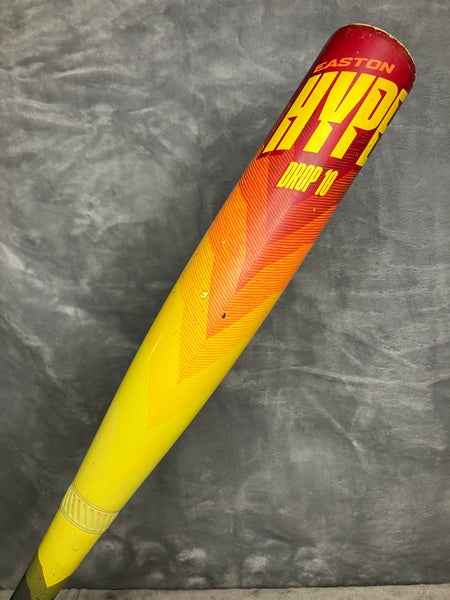 CRACKED 2024 Easton Hype Fire Composite Bat USSSA Certified (-10) Composite 19 oz 29" (Used)