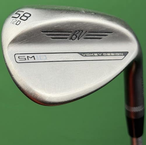 Titleist Vokey Brushed Steel Lob LW Wedge 58-12* D-Grind KBS Tour C-Taper 125 RH