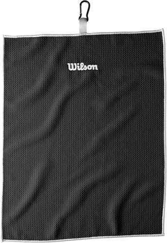 Wilson Staff Microfiber Tri-fold Towel 2022 (Black, 16" x 21") Golf NEW