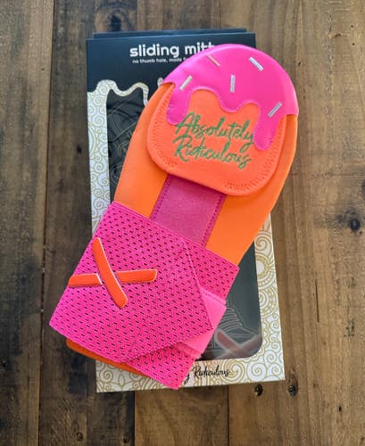 Absolutely Ridiculous Sliding Rainbow Sherbet Ice Cream Sliding Mitt Standard Size (New)