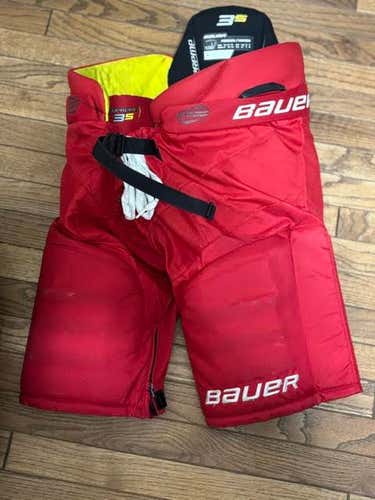 Bauer Supreme 3S Hockey Pants | Used | Intermediate Medium | Red | Thermo Max