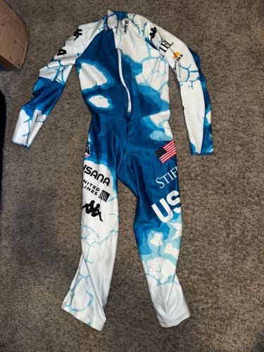 New 2025 World Championships US Ski Team Kappa Suit FIS Legal