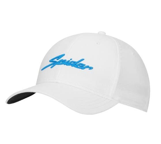 TaylorMade Spider Radar Golf Hat White Adjustable Strap Cap NEW
