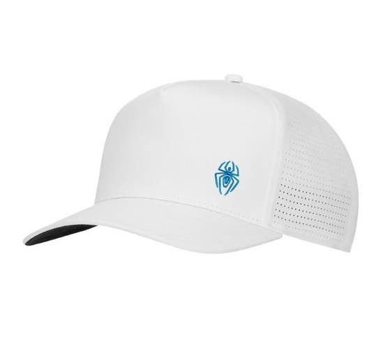 TaylorMade Spider A-Frame Snapback White Golf Hat Adjustable Cap NEW