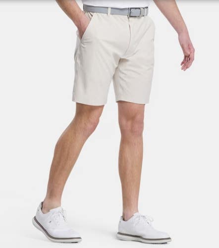 FootJoy Performance Lightweight 9" Inseam Mens Golf Shorts Size 40 Color: Stone