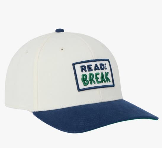 Cobra Golf x Binky Bro "Read The Break" Snapback Hat Cap White/Navy Adult OSFM