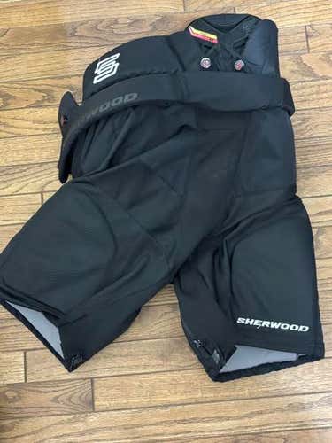 Sherwood Junior Large Hockey Pants | Black | COP-r29 Liner
