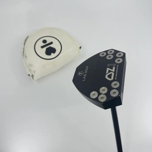 L.A.B. Golf OZ.1 Counterbalance Putter RH Mallet 35 1/4" Headcover Used Graphite
