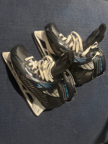 Dan Vladar Used -True TF Custom Pro Hockey Goalie Skates 9