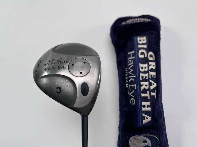Callaway Hawkeye 3 Fairway Wood 15* Hawk Eye UL Firm Graphite Mens RH HC
