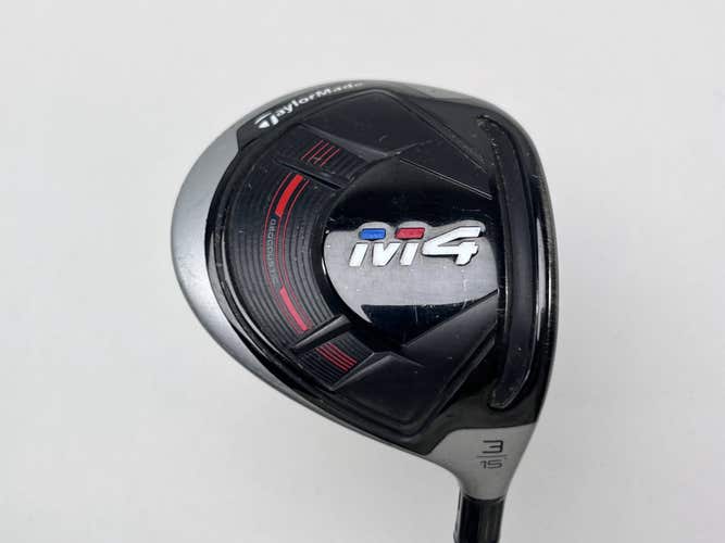 TaylorMade M4 3 Fairway Wood 15* Aldila NVS Orange 65g Regular Graphite Mens RH