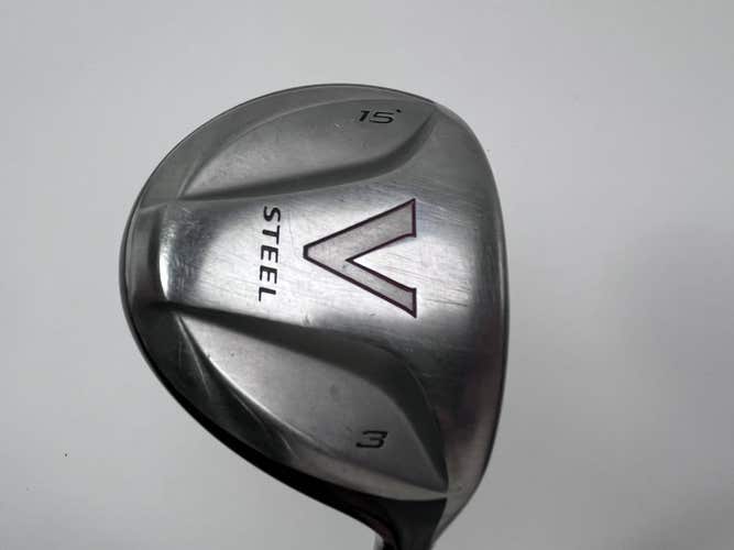 TaylorMade V Steel 3 Fairway Wood 15* MAS2 Ultralite Ladies Graphite Womens RH