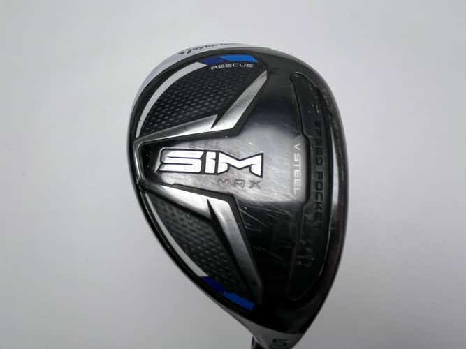 TaylorMade SIM MAX 5 Hybrid 25* Fujikura Ventus Blue 5A Senior Graphite Mens RH