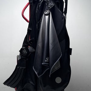 Linkslite Explorer Stand Bag Black 5-Way Divide Dual Strap Golf Bag