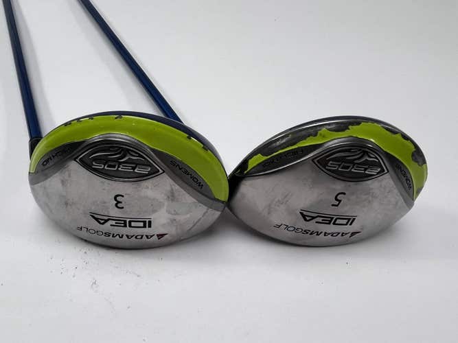 Adams Idea A3 OS 3 & 5 Fairway Wood Set 15* | 18* Idea Womens 50g Ladies RH