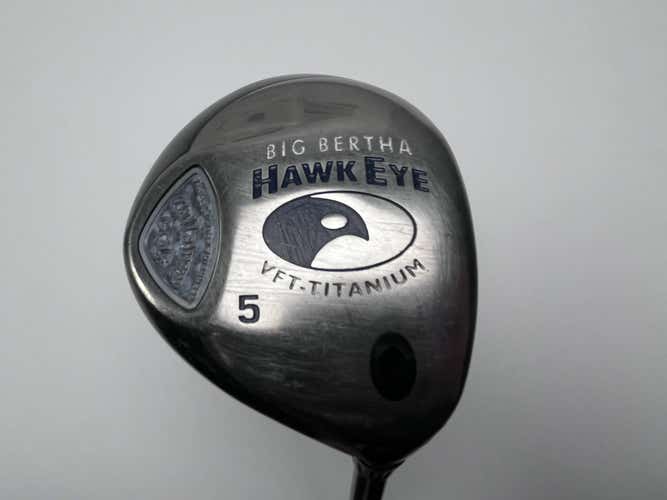 Callaway Hawkeye VFT 5 Fairway Wood 18* Big Bertha Gems 50 Ladies RH