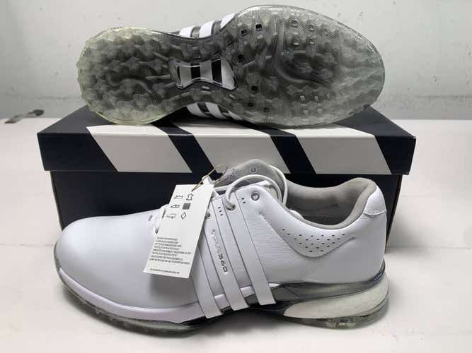 Adidas Tour360 25 SL Waterproof Golf Shoes White Men's SZ 10.5 (IH0935) NIB
