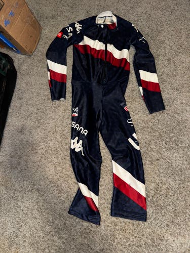 2026 US Ski Team Kappa Ski Suit medium FIS Legal