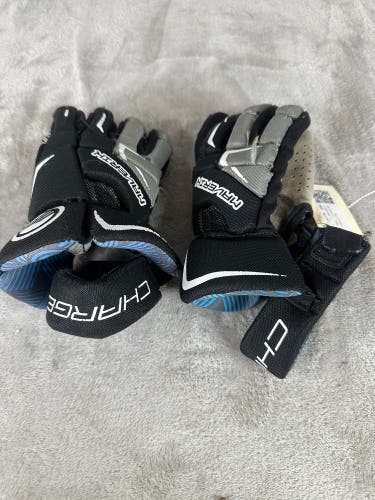 Gray 10" Maverik Charger Lacrosse Gloves (Used)