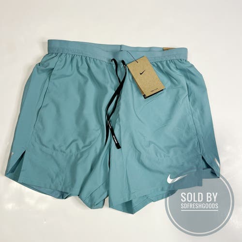 Nike Flex Stride 5" 2-in-1 Running Shorts Blue/Reflective Silver Small