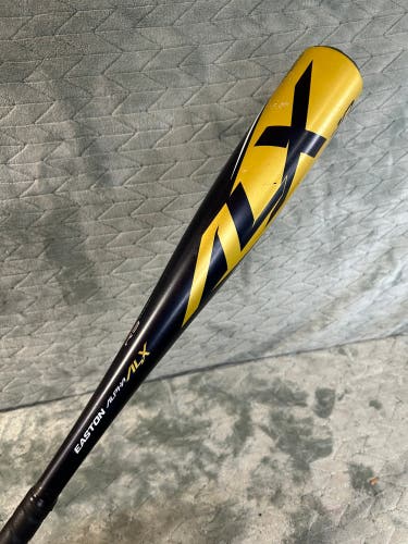 Black Easton Alpha ALX Alloy Bat USSSA Certified (-10) 17 oz 27" (Used)