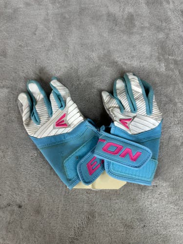 Blue Medium Easton Batting Gloves (Used)