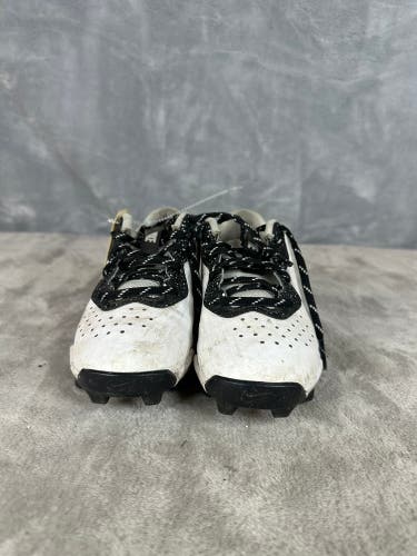 White Kid's 1Y (Big Kids / Youth) Youth Nike Trout Low Top Footwear Molded Cleats (Used)