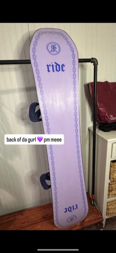 Women's Ride Snowboard Park Without Bindings Stiff Flex True Twin 142 cm (Used)