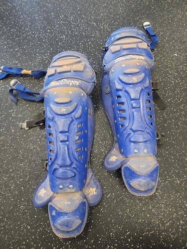 Used MacGregor B61 Catchers Leg Guards Black Adult 11849-S000044984