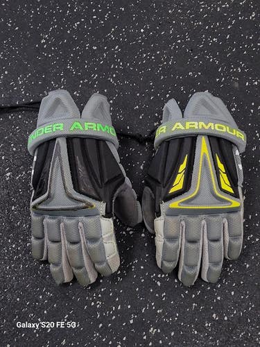 Used Under Armour GLOVES Lacrosse Gloves Junior Grey SM 11849-S000044891