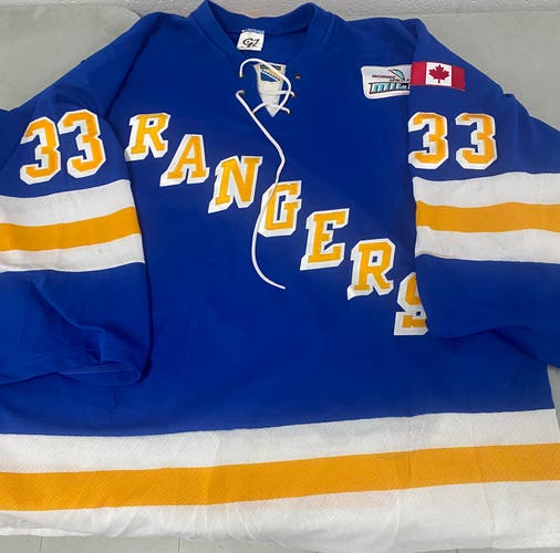 Rangers Goalie Cut Jersey (Used)