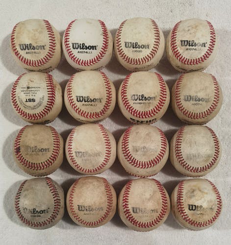 Wilson Baseballs 16 pack (Used)