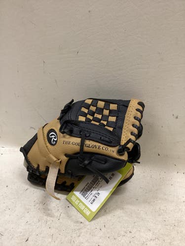 Used Rawlings PL109CB PLAYERS SERIES BB/SB Glove T-ball Black And Tan 9" 11725-S000507658