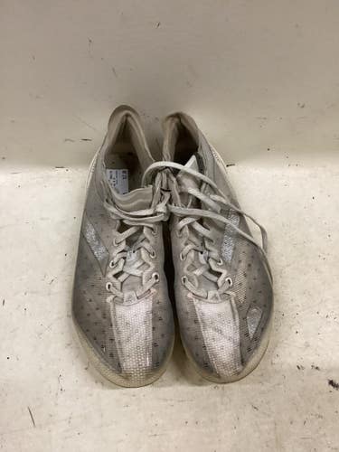 Used Adidas ADIZERO LAX Cleats Mens White Senior 9.5 11725-S000509698