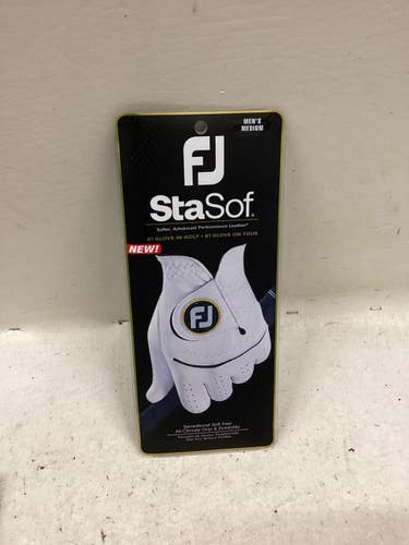 Used Foot Joy Mens Golf Glove White MD 11725-S000509783