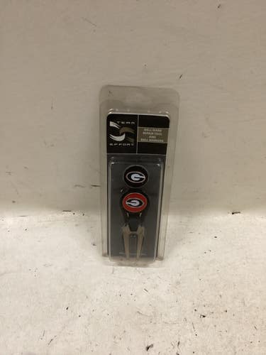 Used Team Effort UGA BALL MARKER Golf Accessory 11725-S000509788