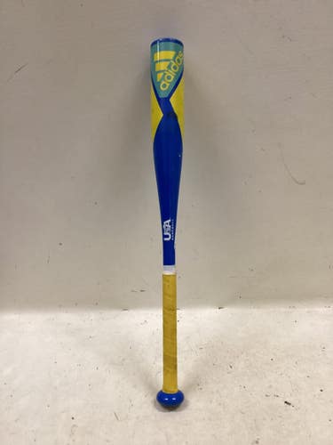 Used Adidas TRIPLE STRIPE T-BALL BAT BB/SB USA 2 1/4 Bat 24" 11725-S000509836