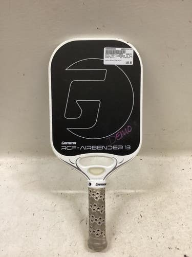 Used Gamma Sports RCF AIRBENDER 13 Pickleball Racquet Black And White 11725-S000509500