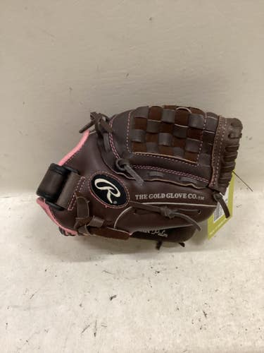 Used Rawlings FP11T RH Throw Fastpitch Gloves Pink 11" 11725-S000509532