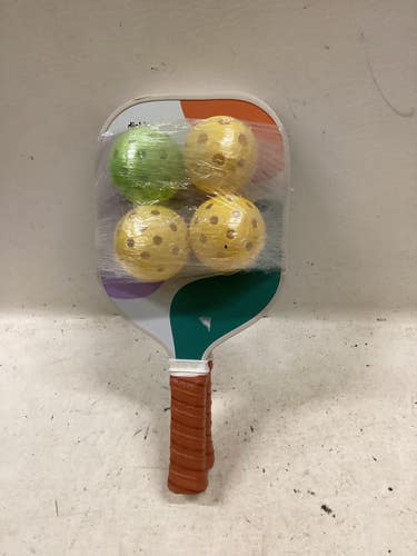 Used DINKLY PADDLE SET Pickleball Racquet Green 11725-S000509533