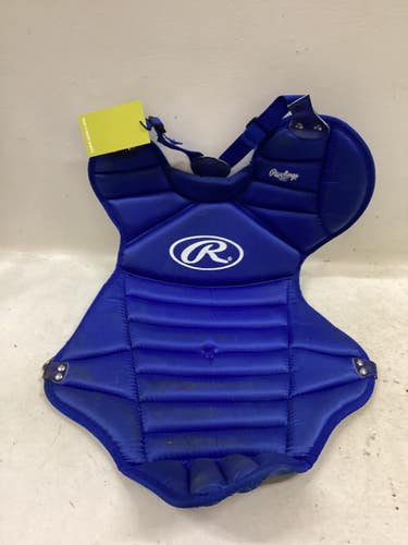 Used Rawlings 12P-1 Catchers Chest Protector Royal Blue Adult 11725-S000509537