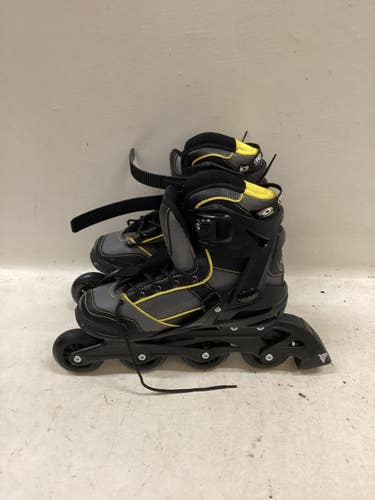 Used RollerDerby ELITE SERIES Q60 Senior Rec Fitness Skates Yellow Senior 8 11725-S000509334