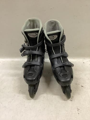 Used Rollerblade TRIAX Senior Rec Fitness Skates Black Senior 9 11725-S000509339